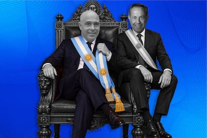 Los puntanos Bartolomé Abdala y Adolfo Rodríguez Saá