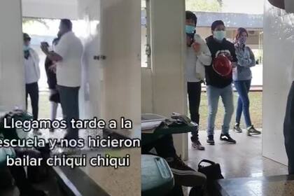 Los pusieron a bailar un trend muy viral de TikTok y no lo dudaron ni un instante; todo sea por entrar al salón
