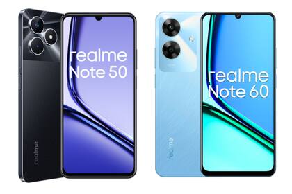 Los Realme Note 50 y Note 60 salen a la venta en la Argentina