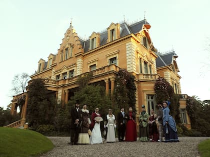 Los recreacionistas de la Sociedad Victoriana Augusta en Villa Ocampo