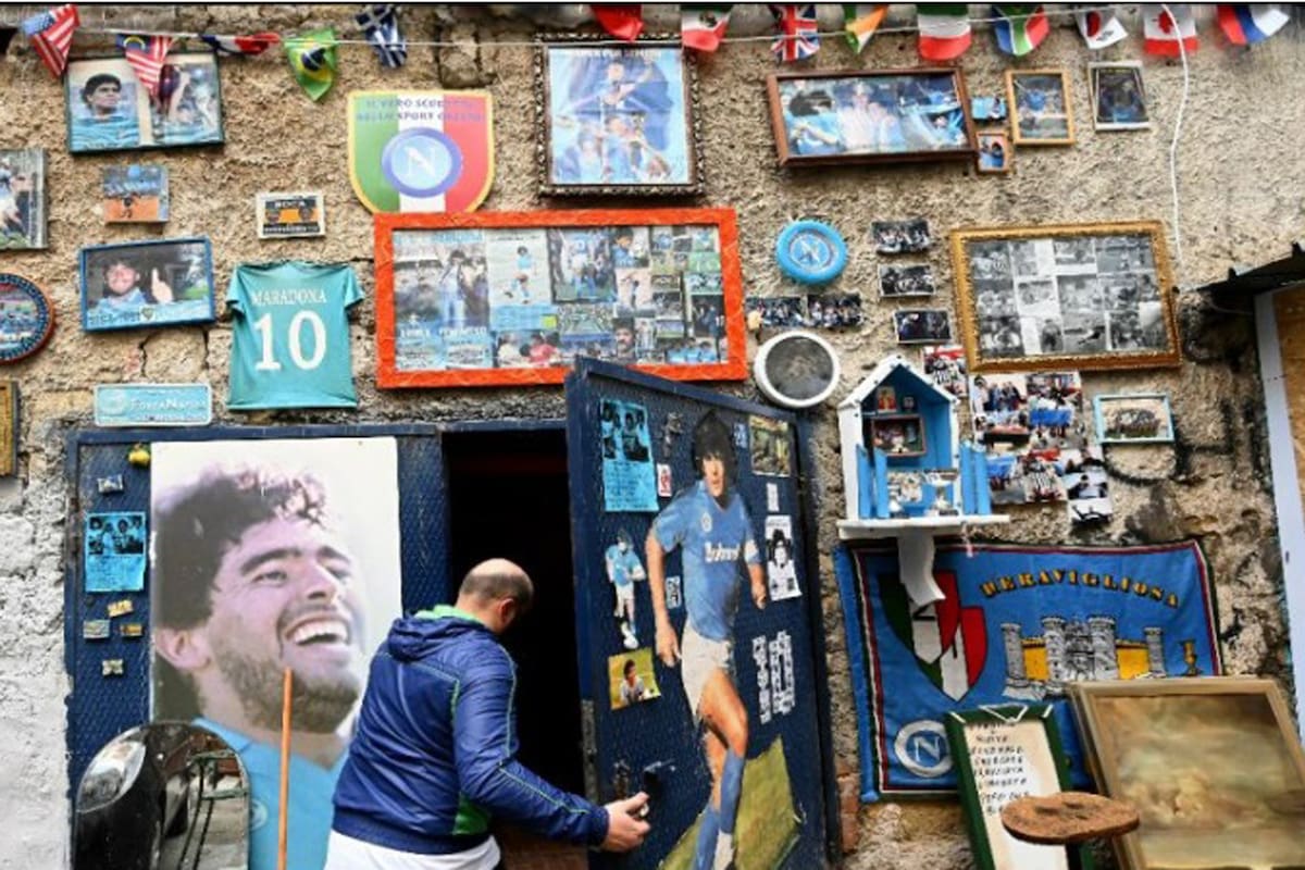 Los recuerdo de Maradona, un tesoro escondido