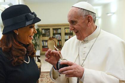 Los regalos entre Cristina y el Papa