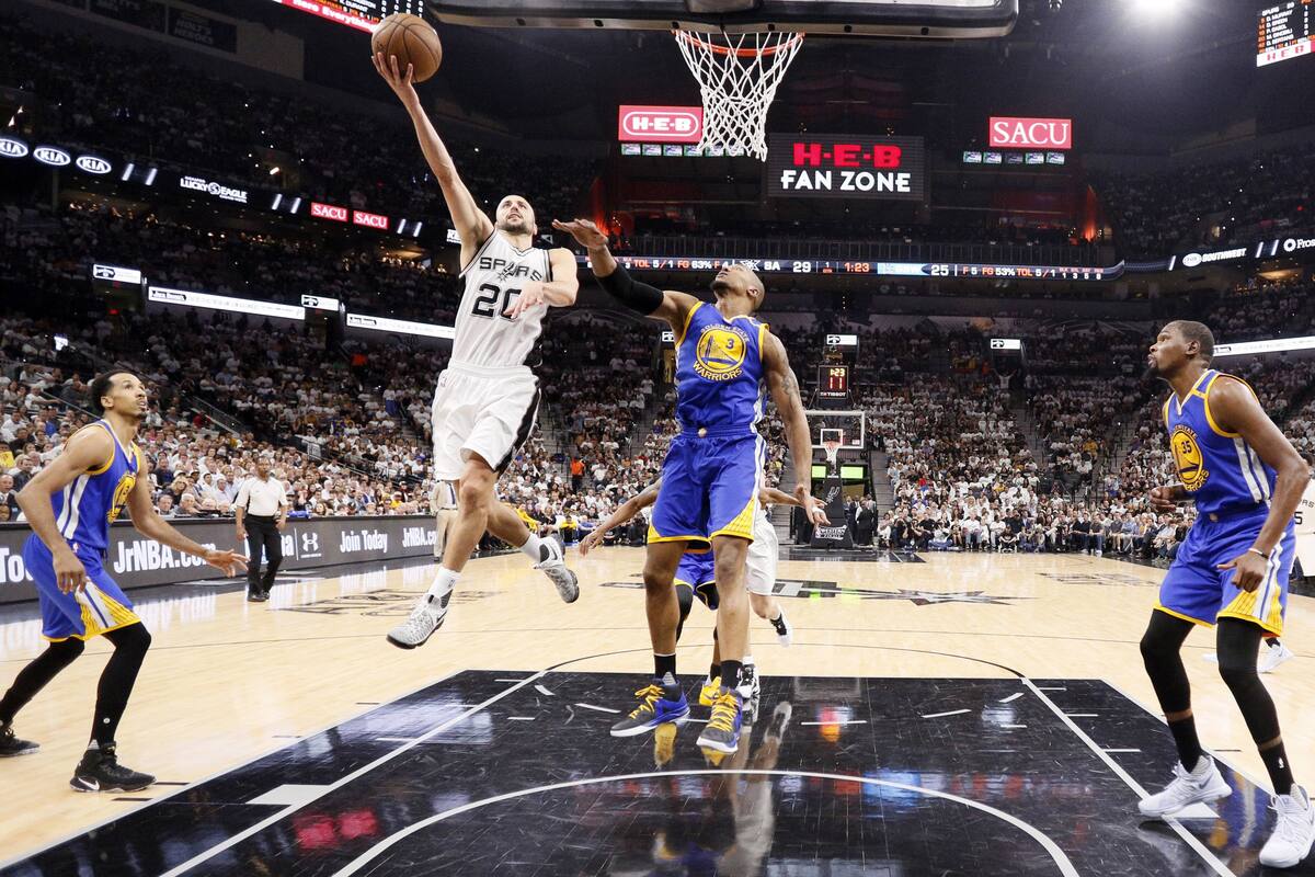 Los registros de Manu Ginóbili en 16 años en la NBA lo ubican entre los mejores de la historia