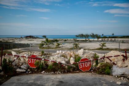 Los remanentes del fallido Fyre Festival en Gran Exuma, las Bahamas, en mayo de 2017. Se espera que el festival esté de vuelta en 2018 en Estados Unidos