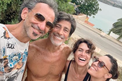 Los Repetto con Pablo Trapero y Martina Gusmán.