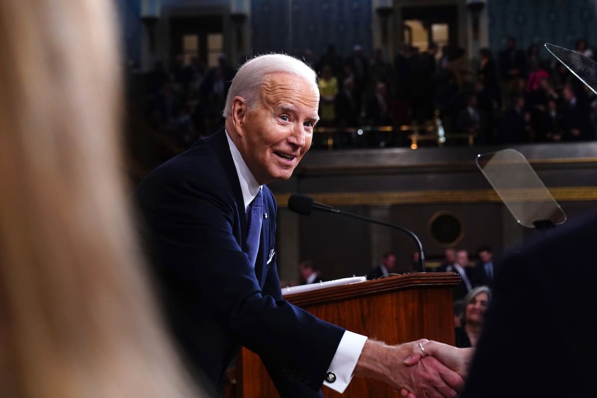 Los representantes republicanos publicaron un informe de juicio político contra Joe Biden (Shawn Thew/Pool vía AP)