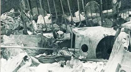 Los restos de la fuente de radiación de cesio-137 de Goiânia de 1987.