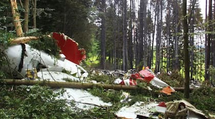 Los restos de los dos aviones quedaron esparcidos cerca de Überlingen, en el sur de Alemania, junto al lago Constanza