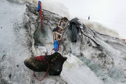 Los restos de un alpinista desaparecido en 1986 fueron encontrados en el glaciar Teódul