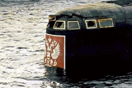 Los restos del Kursk fueron rescatados al año siguiente de su hundimiento.