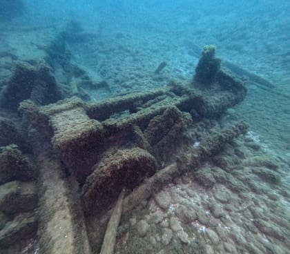Los restos fueron encontrados en septiembre de este año después de permanecer 129 años hundido en el lago Michigan