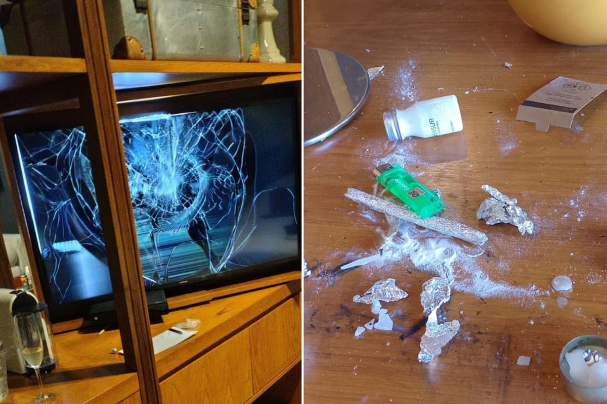 Los restos que se encontraron en la habitación de hotel en donde estaba Liam Payne