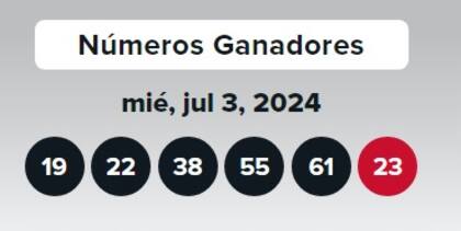 Los resultados de la lotería Double Play del miércoles 3 de julio