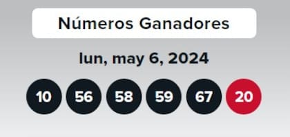 Los resultados de la lotería Double Play del lunes 6 de mayo