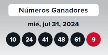 Los resultados de la lotería Double Play del miércoles 31 de julio