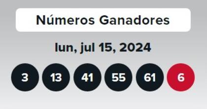 Los resultados de la lotería Double Play del miércoles 15 de julio