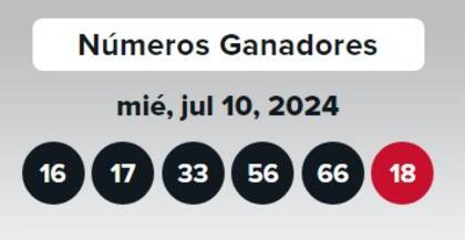 Los resultados de la lotería Double Play del miércoles 10 de julio