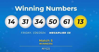 Los resultados de la lotería Mega Millions del 26 de enero de 2024