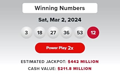 Los resultados de Powerball del sábado 2 de marzo