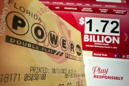 Los resultados del sorteo Powerball del 10 de enero (foto de archivo)
