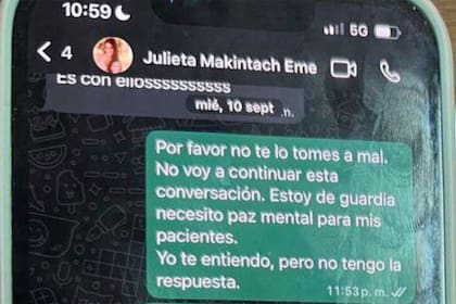 Los reveladores chats entre una testigo clave y la jueza Julieta Makintach
