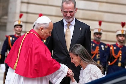 Los reyes de España, con el Papa