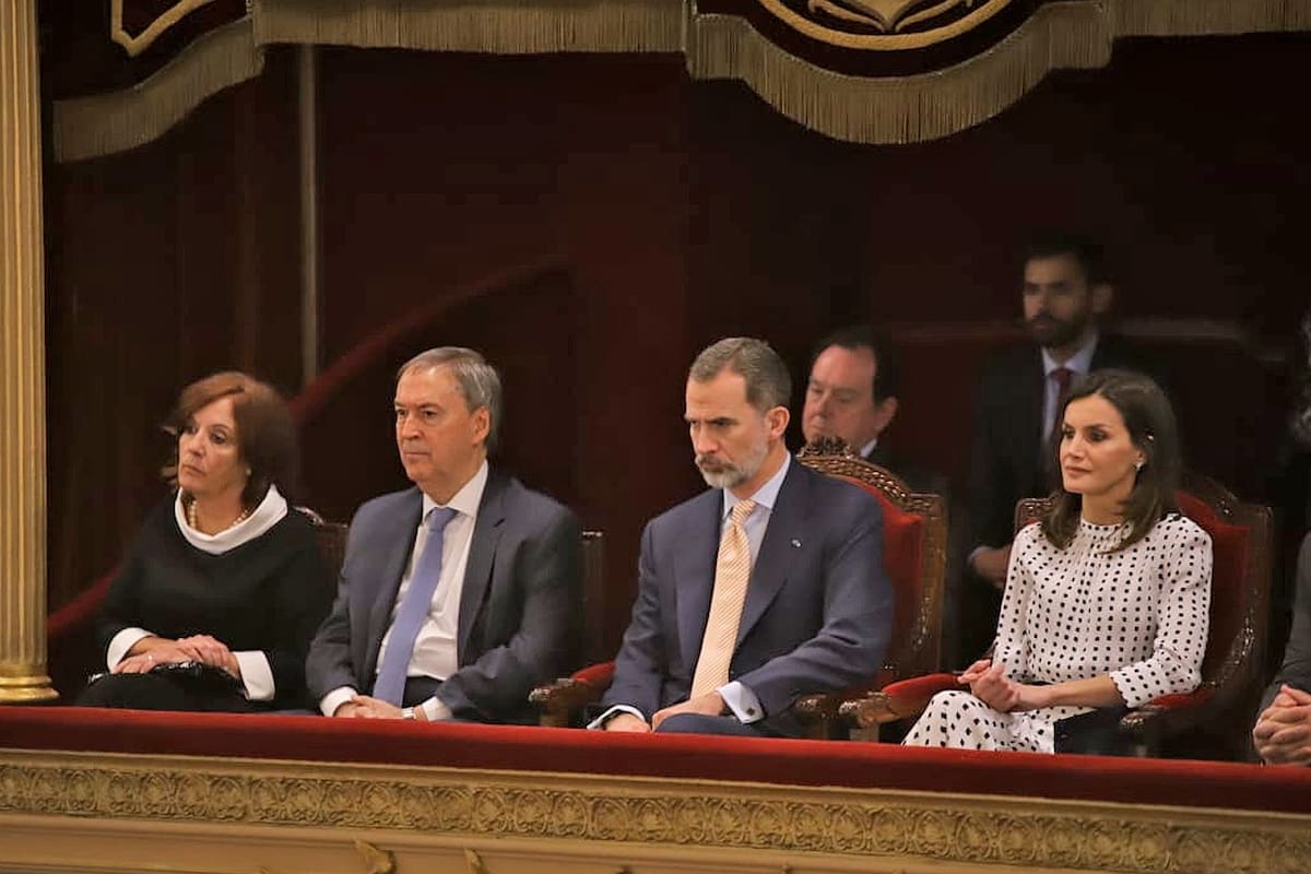 Los Reyes de España durante la inauguración del VIII Congreso de la Lengua