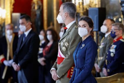 Los reyes de España inauguraron su agenda institucional de 2022 y fueron noticia por un pequeño blooper