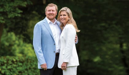Los reyes de Holanda Guillermo Alejandro y Máxima