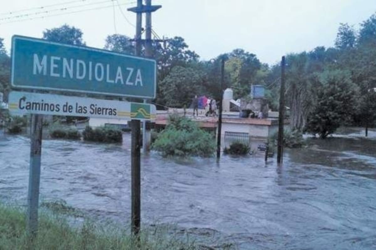 Los ríos crecieron más de dos metros y se ensancharon hasta 100 metros