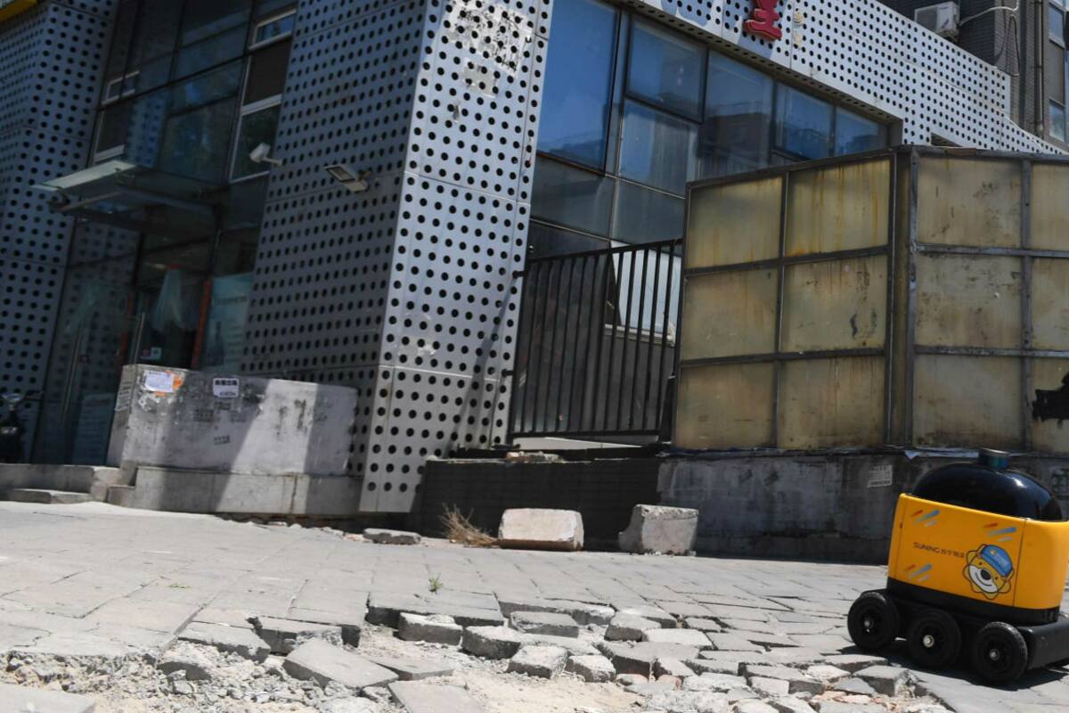 Los robots ya se están usando en un barrio de Pekín