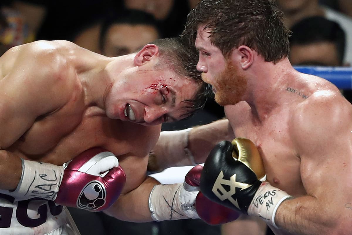 Los rostros de Canelo y Golovkin tras la pelea