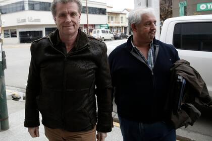 Los secretarios Gerardo Milman y Gonzalo Cané, enviados del gobierno en Esquel