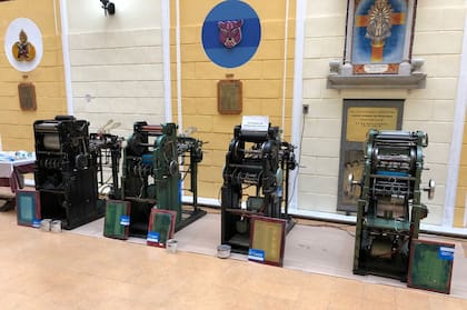Las máquinas para imprimir los billetes