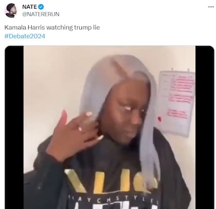 Los seguidores de Harris la respaldaron en las redes sociales