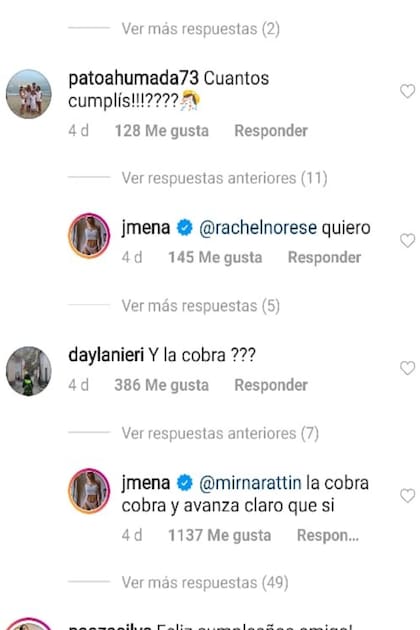 Los seguidores de Jimena Barón insistieron en cuestionarle la decisión de quedarse en casa del papá de Morrison