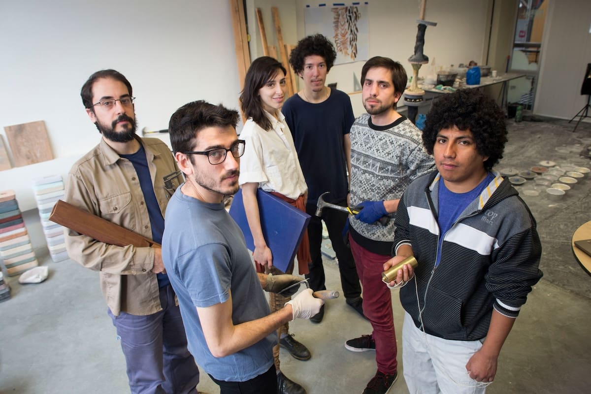 Los seis artistas que presentarán sus obras el 9 de septiembre en cheLA, durante el Festival de la Bienal de Arte Joven