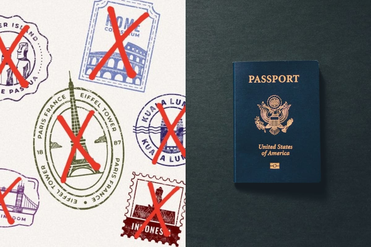 Los sellos que el Departamento de Estado prohíbe en el pasaporte de EE.UU. y que pueden traer consecuencias a quienes los porten