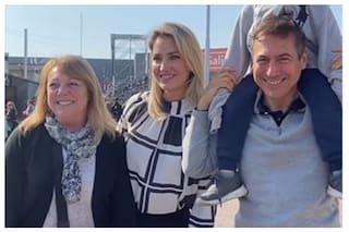 Luis Naidenoff reveló el momento en que se enamoró de Carolina Losada: "Estaba loco"