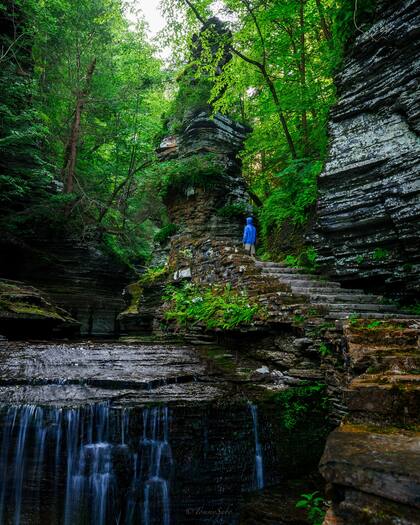 Los senderos son muy particulares y ofrecen una emoción constante (Instagram/@visitithaca)