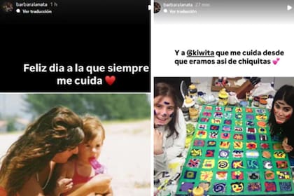 Los sentidos posteos de Bárbara Lanata a su madre y a Kiwita Brown