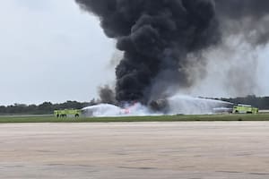 Así fue el accidente del avión en República Dominicana que dejó al menos dos muertos