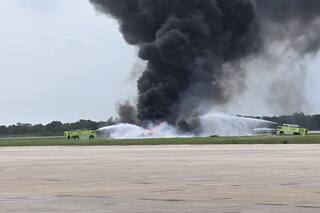 Así fue el accidente del avión en República Dominicana que dejó al menos dos muertos