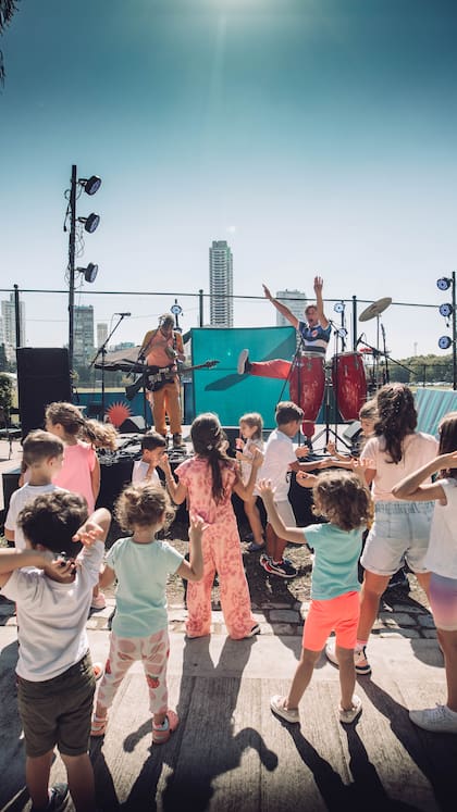 Los shows infantiles son uno de los hits de esta propuesta.