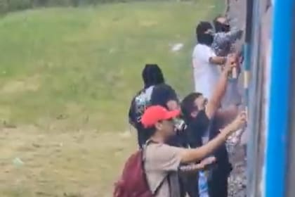 Los siete involucrados fueron captados por agentes que vigilaban la zona