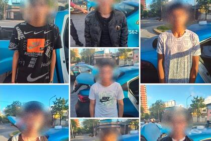 Los siete menores que participaron de la pelea en La Boca