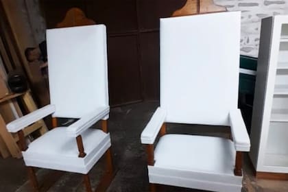 Los sillones que utilizará León XIV durante su visita a Córdoba fueron fabricados por el artesano cordobés Luis Astorga