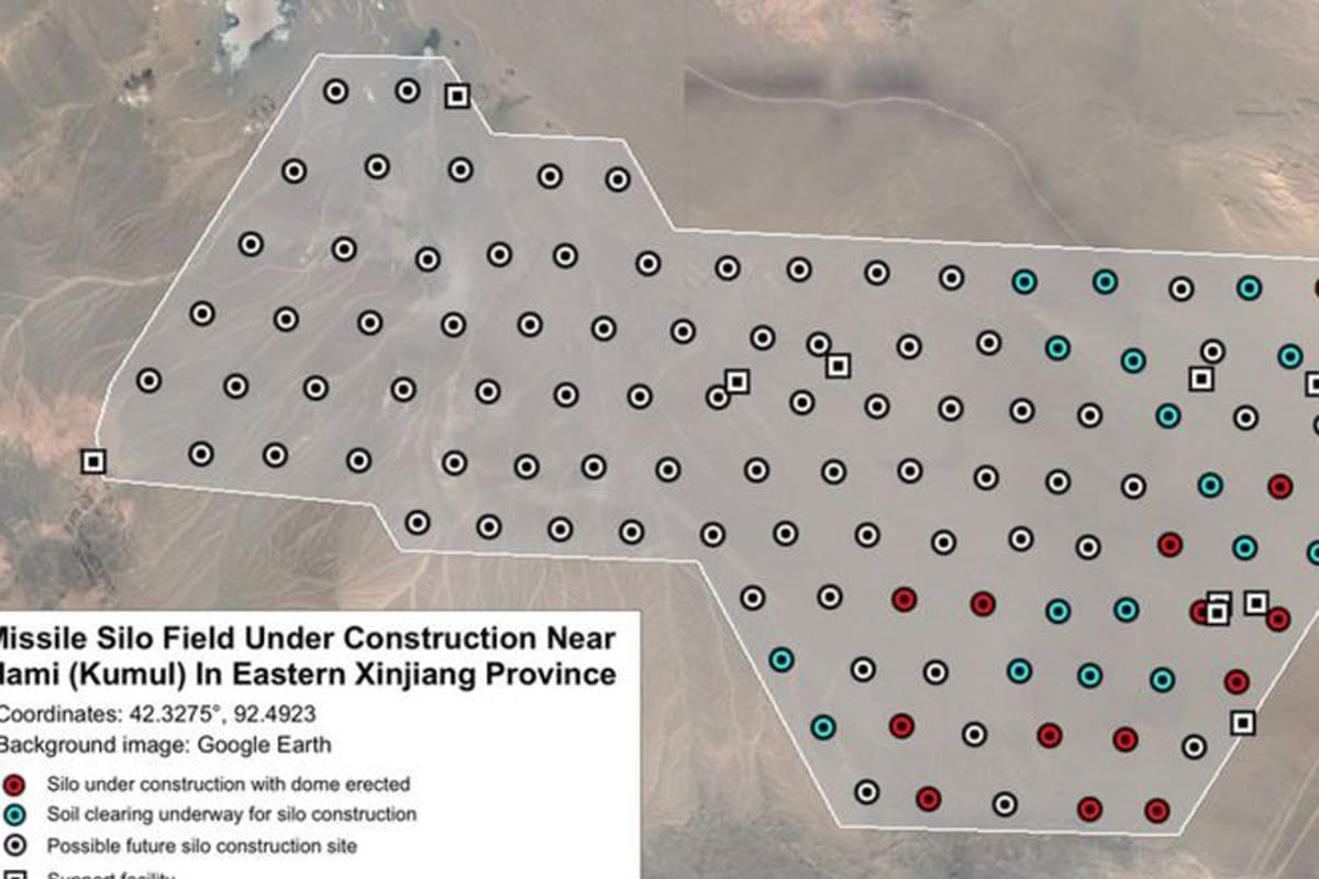 Los silos se encuentran a unos 3 km uno del otro.