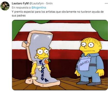 Los simpson no se quedaron afuera
