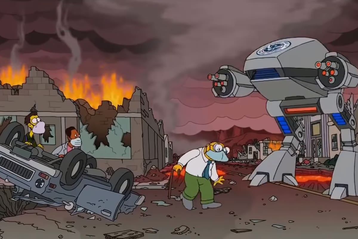 Los Simpson predijeron el caos post electoral en un capítulo que tuvo aire el 1 de noviembre de 2020 (YouTube)